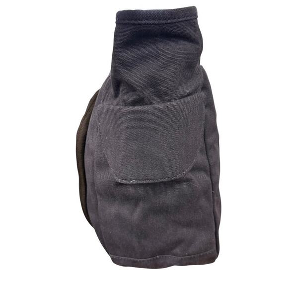 Duluth Trading Gray Brown Canvas Double Handle Bag Tote Shoulder Handbag Travel - Picture 5 of 16